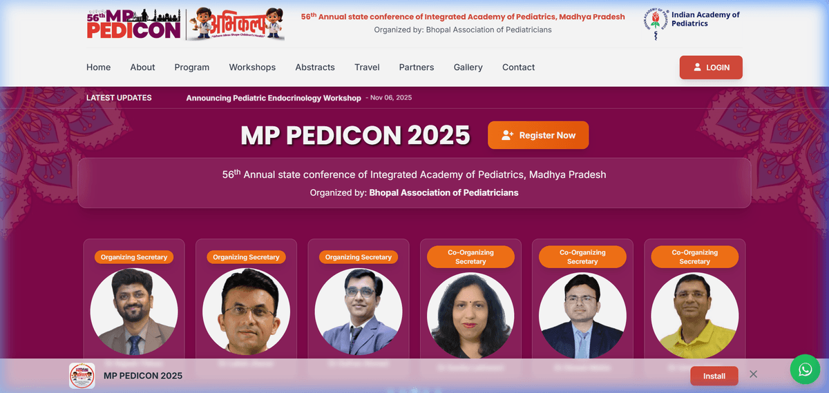 Bhopal Pedicon Logo