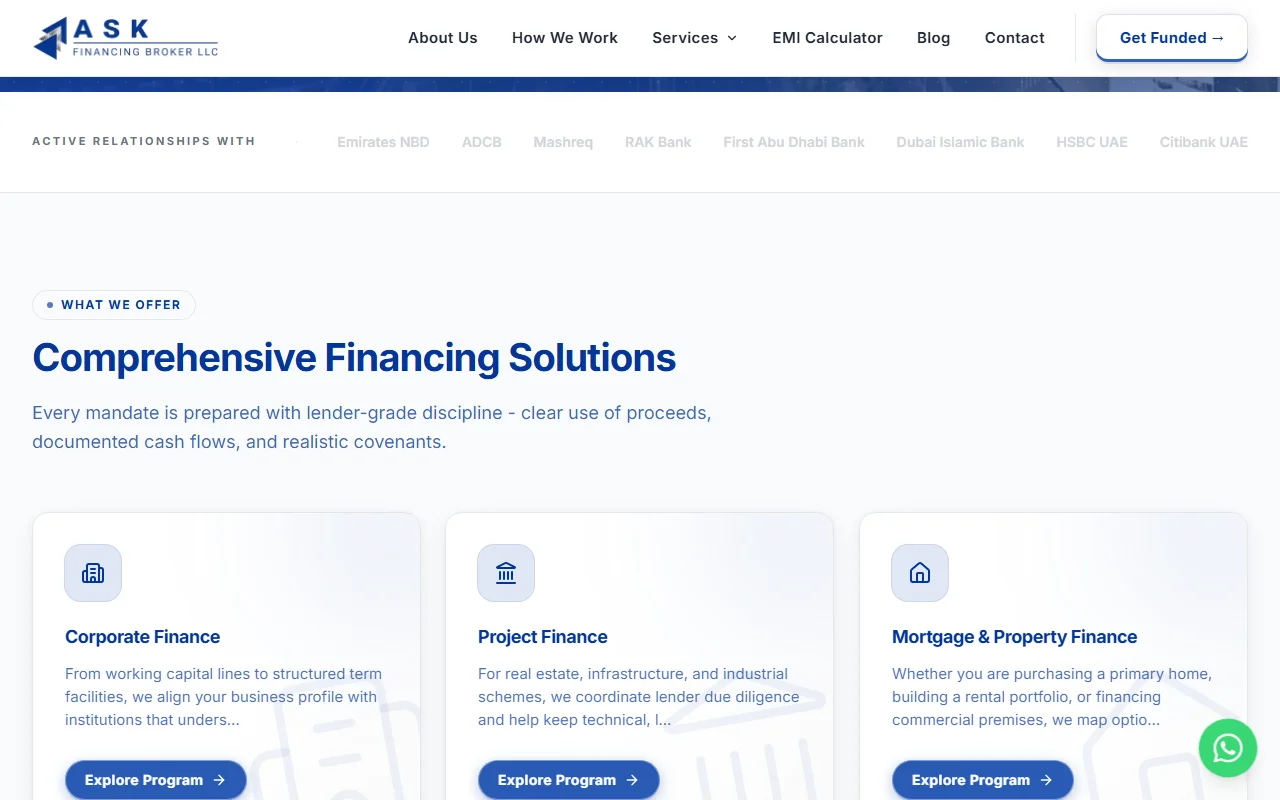 AskMoney website screenshot 2