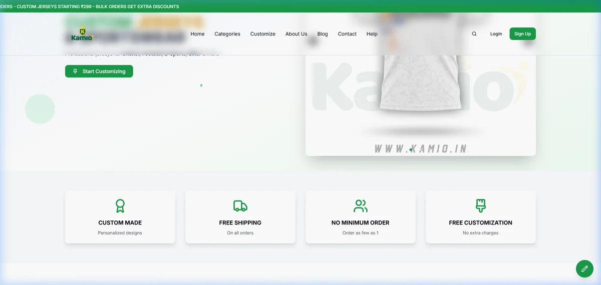 Kamio website screenshot 3