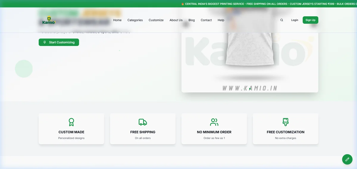 Kamio website screenshot 4