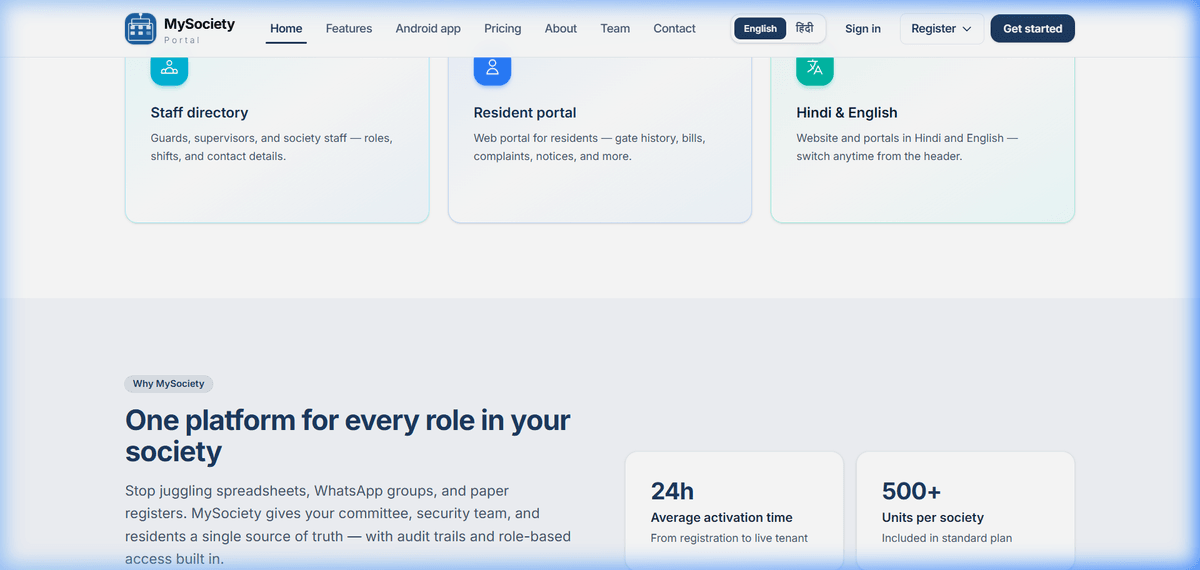 MySocietyPortal Screenshot 3